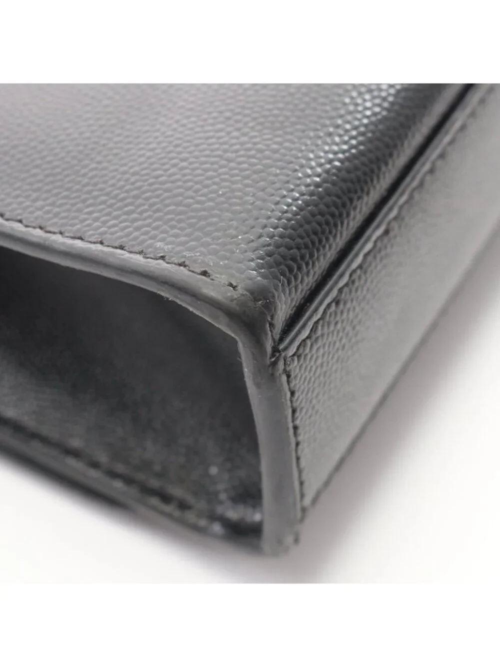 Saint Laurent Paris Shoulder Bag Kate Black Leather